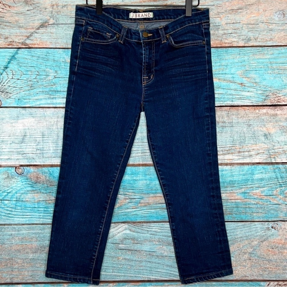 J Brand Mid Rise Cropped‎ Jeans 29 Basic Minimalist Denim